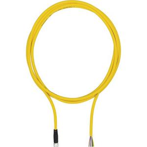 Konfektioniertes Sensor-Aktor-Kabel - Kabel Buchse M8 4-polig gerader Abgang und freies Kabelende 5m - 533121