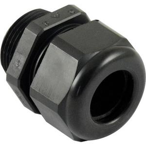 Kabelverschraubung - Kabelverschraubung M25 9-18mm wasserdicht IP68 schwarz - 63557