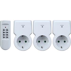 Funkempfänger - Funksteckdosen Set mit 3 Steckdosen mit erhöhtem Berührungsschutz - 84300