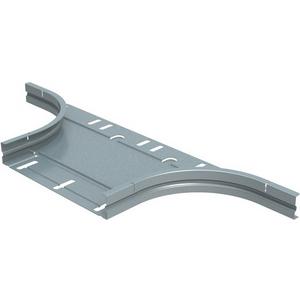 Anbau-Abzweigstück für Kabelrinne - Abzweigstück P31 horizontal sendzimirverzinkt 25x300 mm - 480126