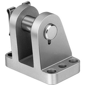Zubehör für pneumatische Anlagen / Anlagenteile - Lagerbock Pneumatik Baugröße 32 sphärische Lagerung mit Schwenkflansch - 31761