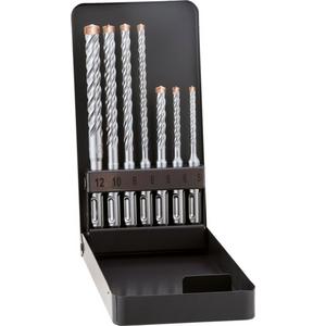 Bohrer-Set - SDS-plus Satz F8 KM 7 7 tlg. Ø 5,0-8,0 x 110 und Ø 6,0-12,0 x 160 mm - 80500007100