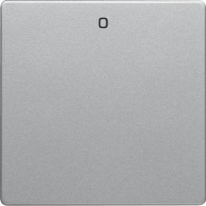 Abdeckung für Schalter, Taster, Dimmer, Jalousie - Wippe m Aufdruck 0 Q.1/Q.3 alu samt lack - 16226084