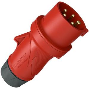 CEE-Stecker - CEE Stecker PowerTOP Xtra 16A 5p 400V 6h IP44 Schraubanschlusstechnik - AM 13510