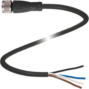 Konfektioniertes Sensor-Aktor-Kabel - Kabeldose V1-G-BK5M-PUR-U - 218028