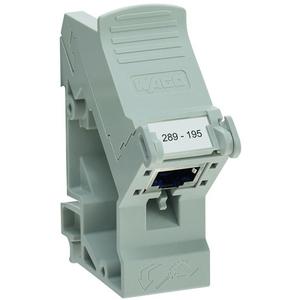 SPS-Funktions-/Technologie-Modul - Übergabebaustein für ETHERNET RJ-45 für TS 35 mit Schirmanschluss - 289-195