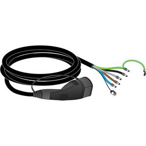 Ladeleitung Elektromobilität - EVlink Ladekabel Typ 2 für Wallbox G3 mit 11 kW / 16 A - Länge = 4 m - EVP2CNS163C4