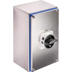 Lasttrennschalter - Aufputz Reparaturschalter Edelstahl 80A 3-polig sw/gr - 70020271