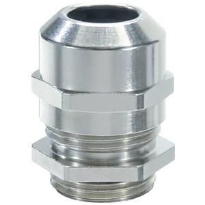 Kabelverschraubung - Kabelverschraubung M20x1,5 Messing vernickelt mit kurzem Anschlussgewinde - 10065002