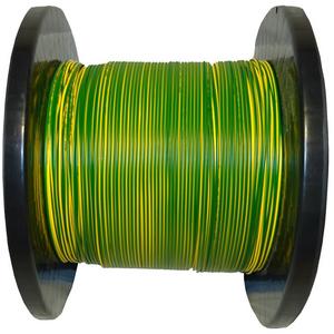 Aderleitung Eindrähtig - PVC-Aderleitung H07V-U 1,5 gelb/grün Spule 500 m - YE   1,5 GG SP