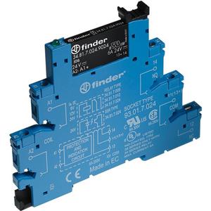 Optokoppler - Koppelrelais Schraubanschl. Eingang 24V DCAusgang SSR 1 Schließer 0,1A/48V DC - 38.81.7.024.7048