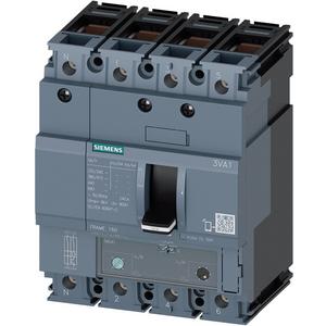 Leistungsschalter für Trafo-, Generator- und Anlagenschutz - Leistungsschalter 3VA1 IEC 160 Frame 4p In= 25 A Icu= 36 kA - Anlagenschutz - 3VA1125-4EF46-0AA0