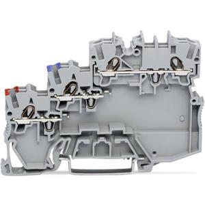 Initiator/Aktor-Reihenklemme - 3-Leiter-Initiatorenklemme 1 mm² grau - 2000-5311
