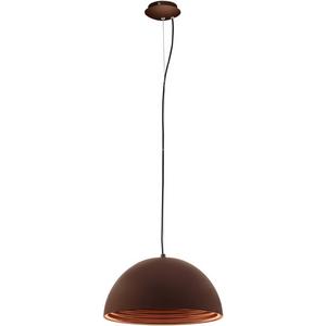 Pendelleuchte - Hängeleuchte E27 Ø500 braun/kupfer PANDERAS 1x60W - 61979