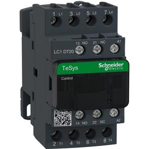Leistungsschütz, AC-schaltend - Leistungsschütz LC1D 4p +1S+1Ö Spule 24 V AC - LC1DT20B7