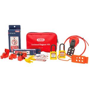 Vorhängeschloss - LOCKOUT/TAGOUT LOTO-SET elektrisch klein - LOTO-SET KLEIN