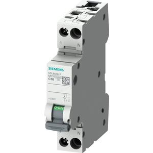Leitungsschutzschalter - LS-Schalter 230V 6kA 1P+N 1TE C6 - 5SL6006-7