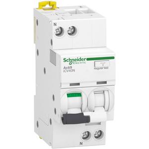 Kombination FI-Schalter/Leitungsschutzschalter - Acti9 iCV40N Fehlerstrom- Leitungsschutzschalter 1+N 6 kA B-Char 13 A Typ A - A9DG3613