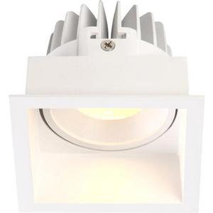 FR-Downlights und Einbaustrahler - LED Einbaustrahler PONTOS SQUARE 15W schwarz matt 36° max. 350mA IP44 - 305-624836b40k