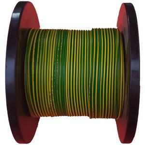 Aderleitung Feindrähtig - PVC - Verdrahtungsleitung gelb/grün Spule 150 m - H07V-K  6  GG SP