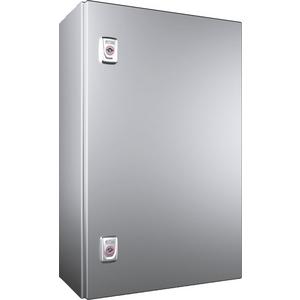 Schaltschrank (leer) - Kompakt-Schaltschrank AX Edelstahl 1.4301 1-türig BHT 380x600x210 mm - 1008000