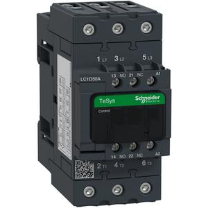 Leistungsschütz, AC-schaltend - Leistungsschütz 3p+1S+1Ö 22kW/400V/AC3 50A Spule 240V 50/60Hz - LC1D50AU7