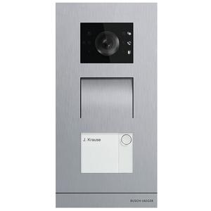Türlautsprecher - Außenstation Video 1-fach edelstahl - Busch-Welcome IP - 2TMA130010X0019