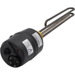 Elektro-Heizflansch für Warmwasserspeicher - Heizstab 9kW 400V inkl. Thermostat - 0791732486537