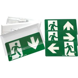 Einzelbatterieleuchten mit Selbsttest - Flexitech ED Rettungszeichenleuchte mit automatischer Testfunktion - FT2ED4IATT181