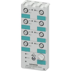 Feldbus, Dez. Peripherie - Digitales Ein-/Ausgangs-Modul - AS-I Kompaktmodul K60 Digital 8E IP67 8x1 Eing. max. 200mA - 3RK1200-0DQ00-0AA3