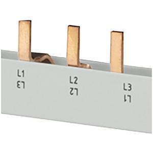 Sammelschiene - Stiftsammelschiene berührungssicher, 10mm2 3-phasig+HS, 1016mm lang schneidbar - 5ST3742