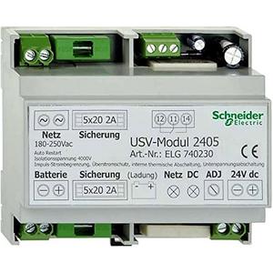 Bussystem-Spannungsversorgung - USV-Netzteil 24 VDC ohne Batterie für DIN-Schiene 6 PLE SIGMA - ELG740230