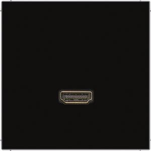 Multifunktions-Anschlussdose - HDMI Tragring Schraubbefestigung bruchsicher - MALS1112SW