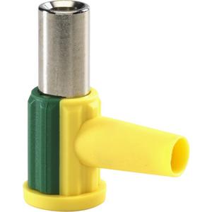 Potenzialausgleichsstecker - Winkelsteckersockel für Kontaktdose mit zwei Potentialausgleichskontakten - 170-39513