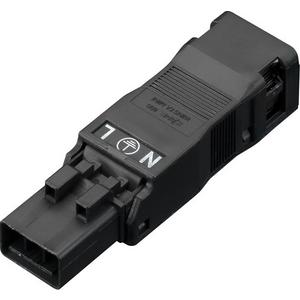 Leuchtensteckverbinder - Stecker für Durchgangsverdrahtung 3-polig 100-240V - 2500630