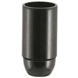 Lampenfassung - Fassung Kunststoff E14 schwarz - 600514