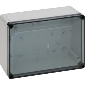 Schaltschrank (leer) - Polycarbonat-Gehäuse PK transparenter Deckel BHT 254x180x90 mm - 9520100