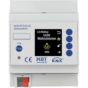Zeitschaltuhren KNX - KNX Schaltuhr mit 20 Kanälen und aktivem Farbdisplay 4TE REG - SCN-RTC20.02
