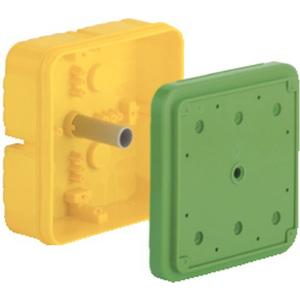 Betonbaudosen - Verbindungskasten für Klemmen bis 16 mm² LxBxT 180x180x84 mm - A1296-02