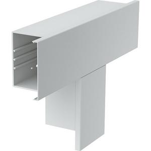 T-Stück für Leitungsführungskanal - T-Stück 400x130x100mm PVC lichtgrau RAL7035 - 6163090