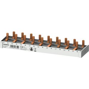 Phasenschiene - Stiftsammelschiene kompakt 10mm² Anschluss 3p/N - 5ST3673-7