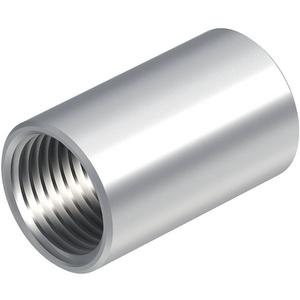 Muffe für Installationsrohre - Aluminiumverbindungsmuffe mit Gewinde M32x1,5 Alu - 2046055