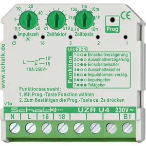 Zeitrelais - Multifunktions-Zeitrelais 230V AC (UP) 1 Wechsler 10A - UZRU49
