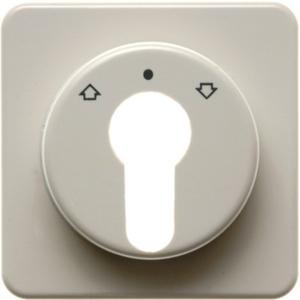 Abdeckung für Schalter, Taster, Dimmer, Jalousie - Zentralstück für Jalousie-Schlüsselschalter/-taster wg Up IP44 weiß - 151812