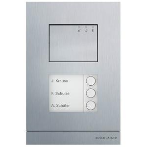 Türlautsprecher - Außenstation Audio 3-fach aluminium - Busch-Welcome 2-Draht - 2TMA200010A0003