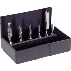 Bohrer-Set - Kombi-Gewindebohrer-Sortiment je 1 Stück M 3 - 4 - 5 - 6 - 8 - 10 - 207360