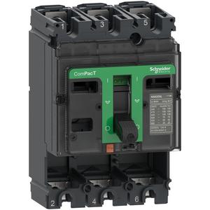 Leistungsschalter für Trafo-, Generator- und Anlagenschutz - Kompaktleistungsschalter ComPacT NSX100H Grundschalter 3P 100A 70kA/415V AC - C10H3