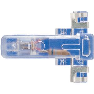 Beleuchtungseinsatz für Installationsschalterprogramme - Glimmlampe für Schalter und Taster, 400 V , 0,5 mA, weiß - 98