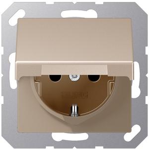 Steckdose - SCHUKO Steckdose 16A 250V erhöhter Berührungsschutz SAFETY+ Klappdeckel - A1520BFKIKLCH