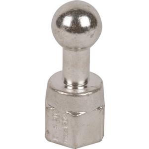 Festpunkt für EuK-Vorrichtung - Kugelfestpunkt D 25mm gerade mit Innengewinde M16 - 755600